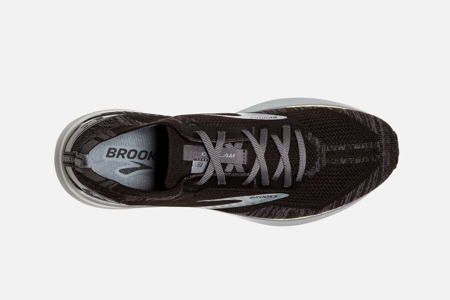 Bedlam 3 Road Brooks Running Shoes NZ Mens - Black/White - YCVNBL-825